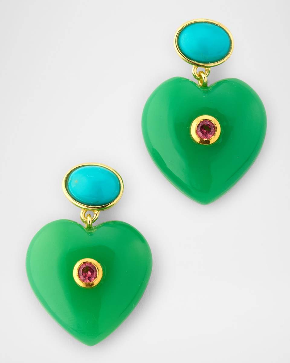 Gemma Earrings in Everglade
